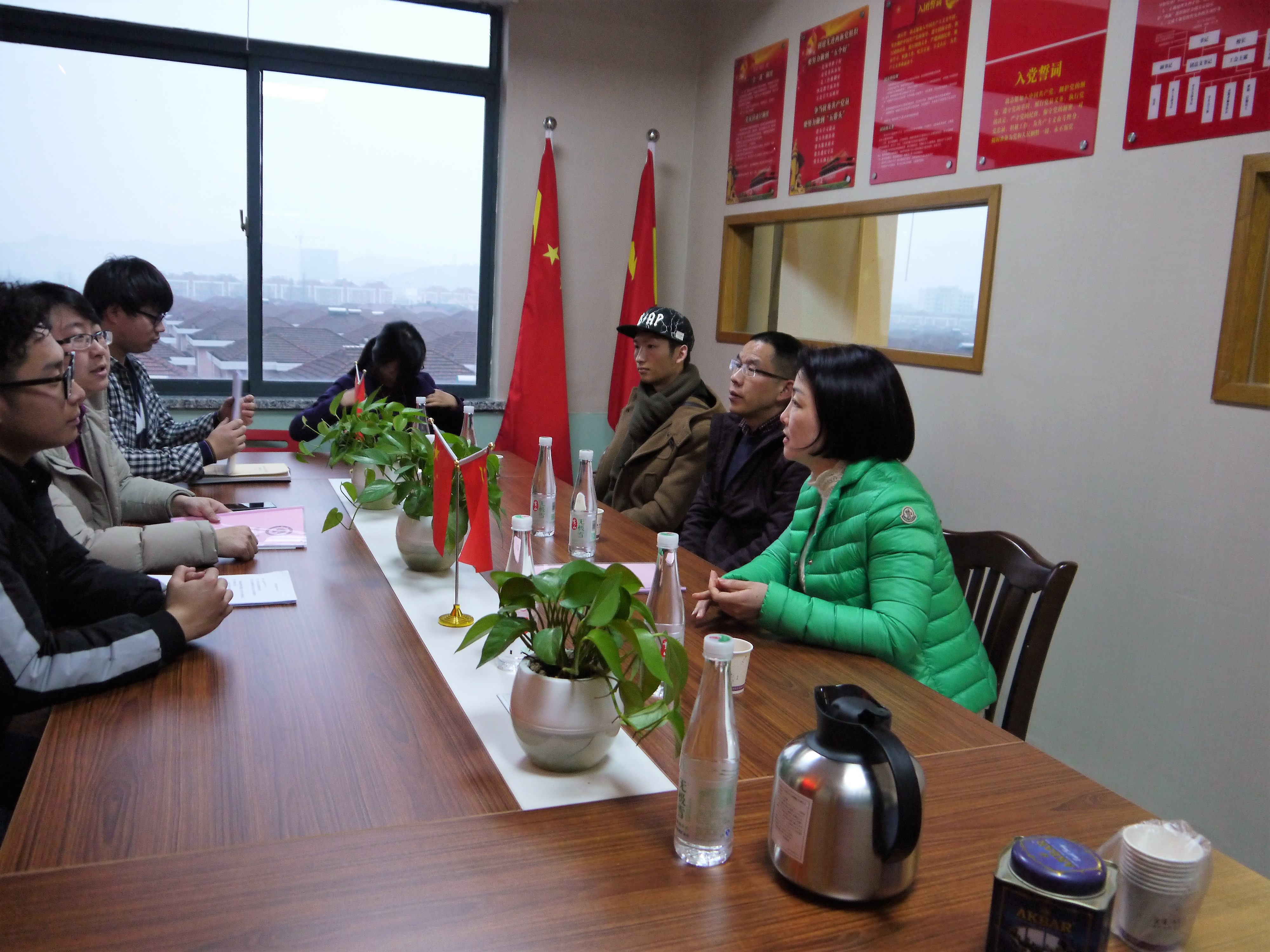 杭州市民管局杨娴局长一行来校指导工作